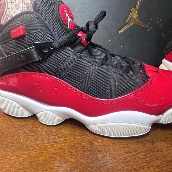 Nike Red and Black Athletic Shoes main image 4